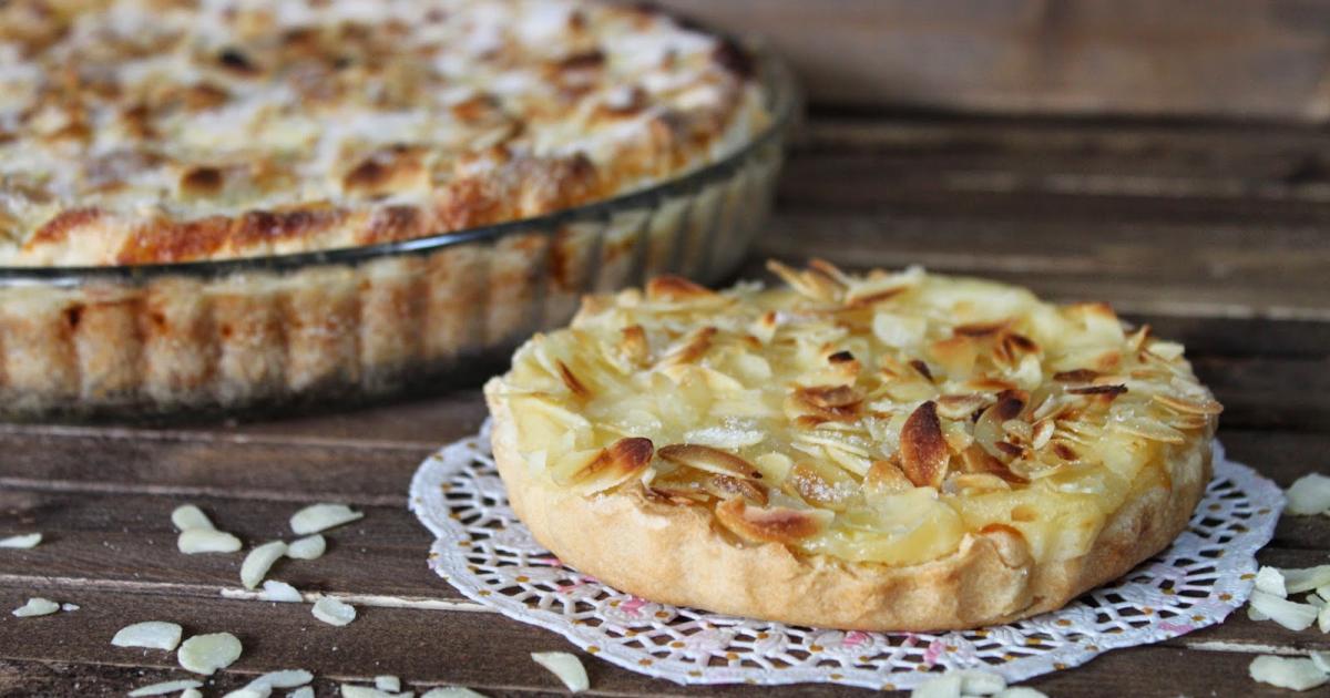 Coca de crema de almendras Postres Fáciles y Ricos