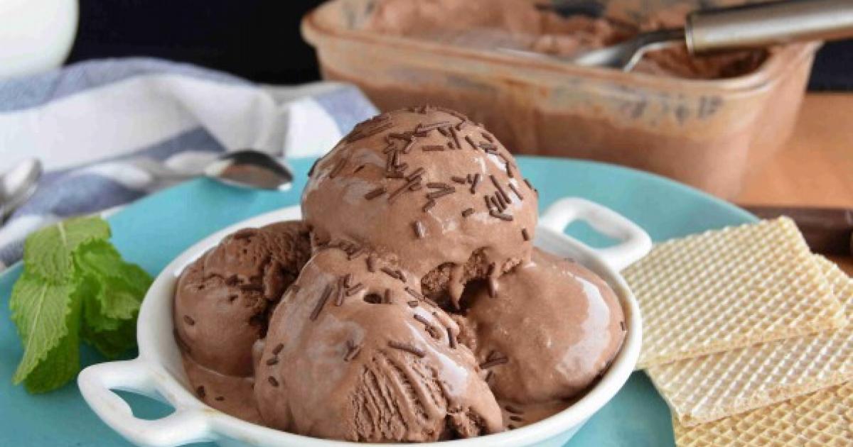 Helado Casero De Chocolate | Postres Fáciles Y Ricos